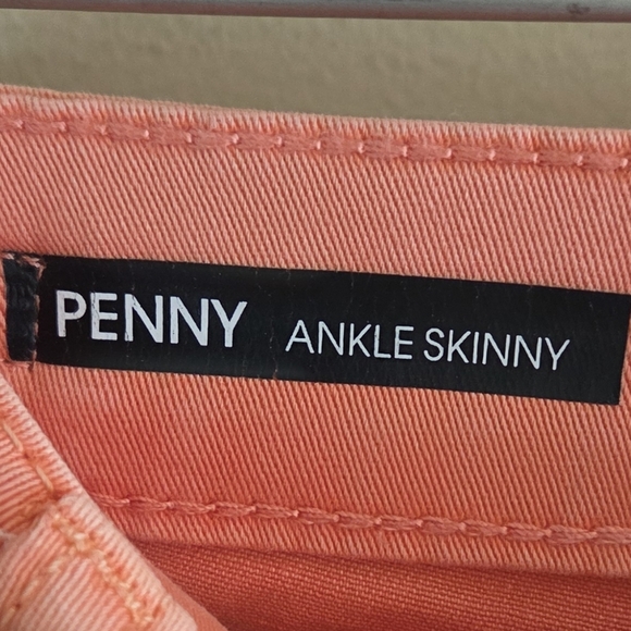 NWT Liverpool | Coral Orange Penny Ankle Skinny Cropped Jeans Size 27/4 - Picture 4 of 5